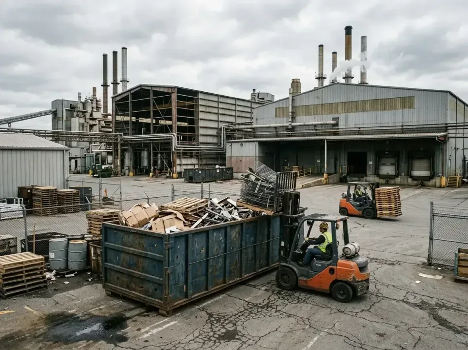 industrial-factory-scrap-conta-003 — frequently asked questions, Cheap Roll-off Dumpster Rentals in Millen, GA